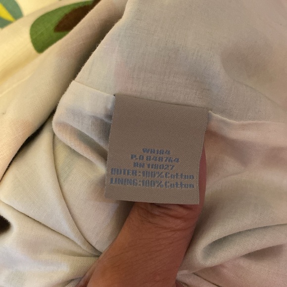 Boden White Green Orange Floral Shift Dress - Picture 4 of 6